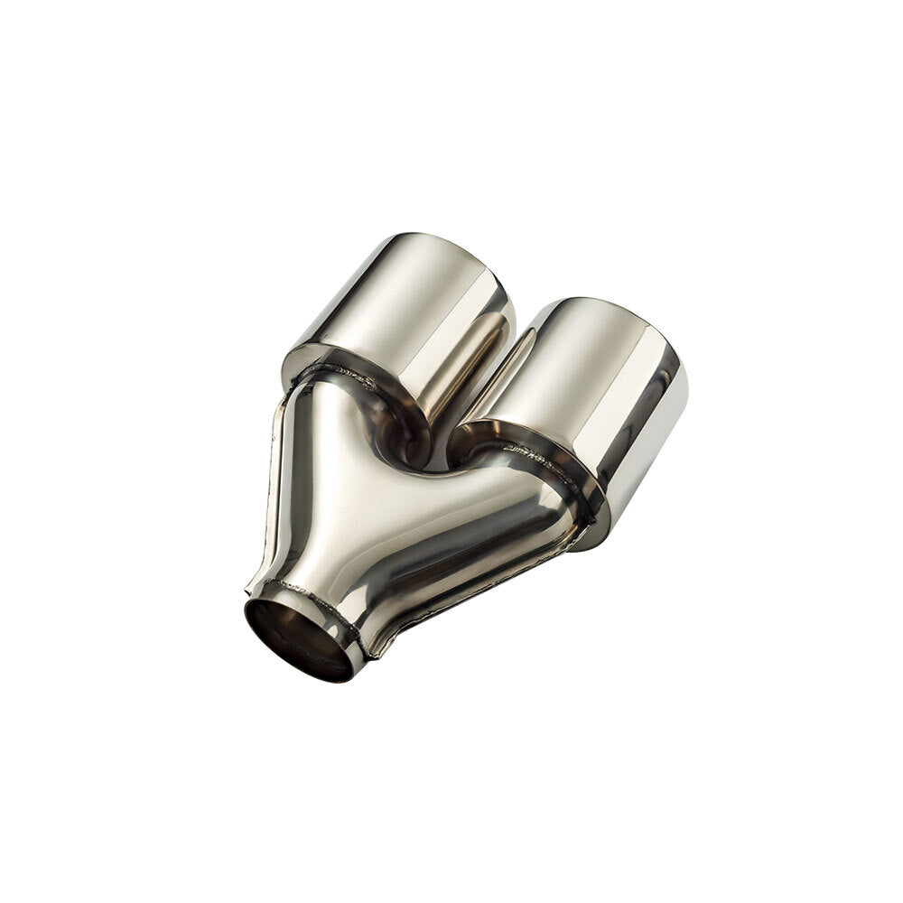 2.5 ID 4 OD Universal Dual Exhaust Tips Double Wall Exhaust Tips