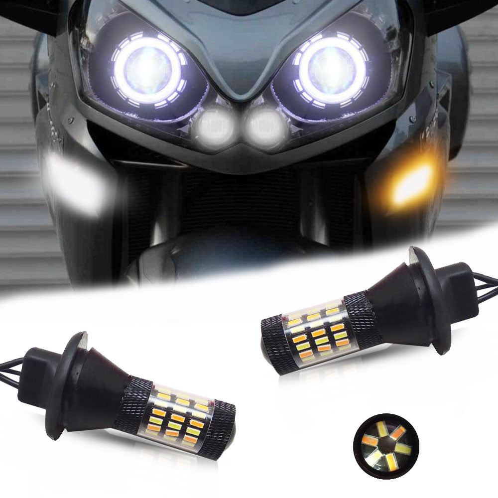 2-Piece Switchback LED Turn Signal Kit for 2008-2018 for Kawasaki Concours 14 Q