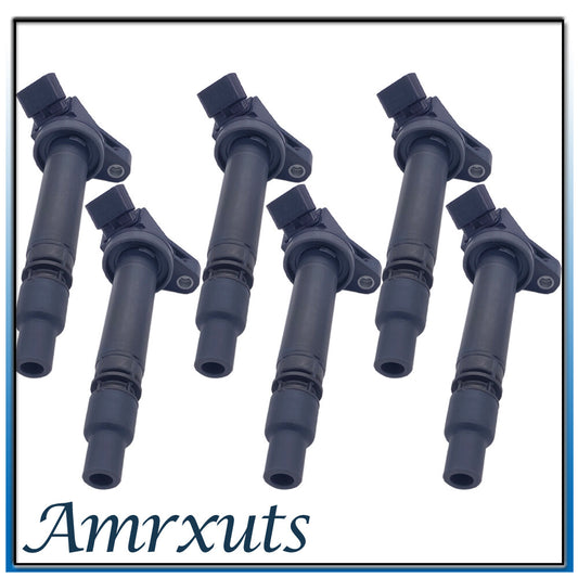 6 Ignition Coils for Highlander Venza, for Lexus ES350 IS350 3.5L 90919-02250- n