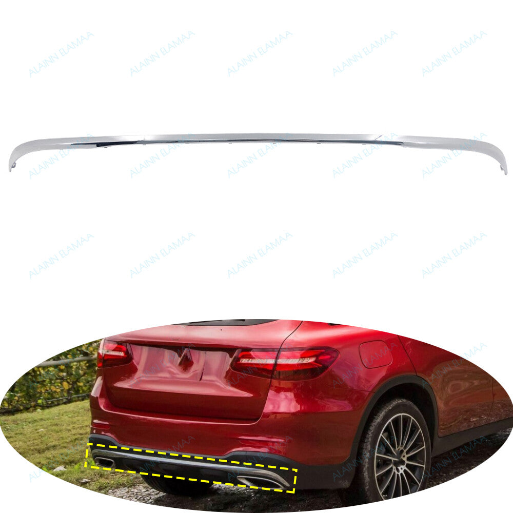 Rear Bumper Molding Trim for Mercedes-Benz GLC GLC300 GLC250 200 W253 2016-2019 Q