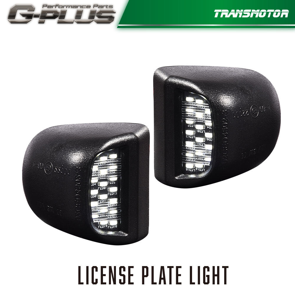 2-Piece LED License Plate Light Kit Suitable for GMI for Sierra 1500 2500HD 3500HD Q