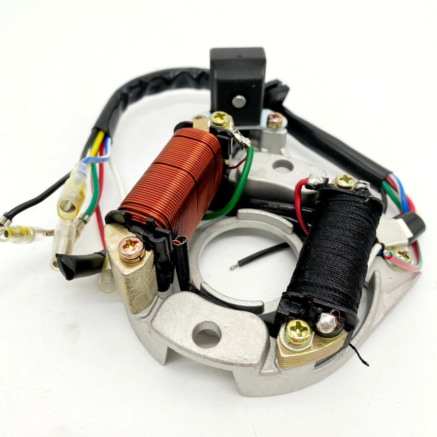ATV Quad Stator Ignition Magneto Plate 50cc 110c 125 110cc chinese 2 Coil Taotao