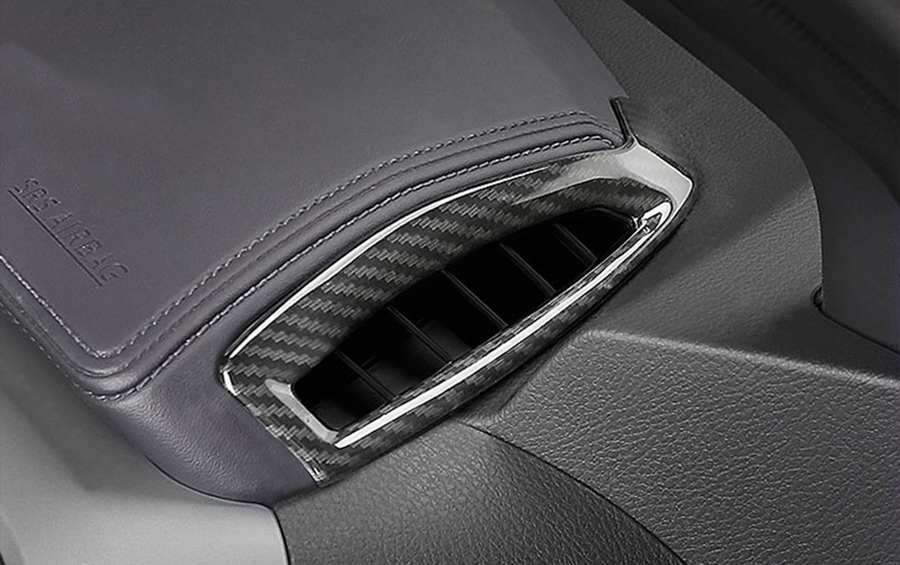 For 2018-21 CHR C-HR for Toyota Dashboard Air Vent Cover Trim ABS Carbon Fiber Style