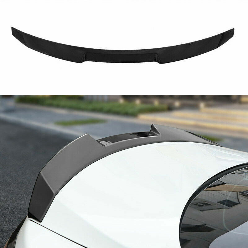 for Nissan Sentra Sylphy 2020-23 Black ABS Rear Spoiler Tail Trunk Lip Wing Trim
