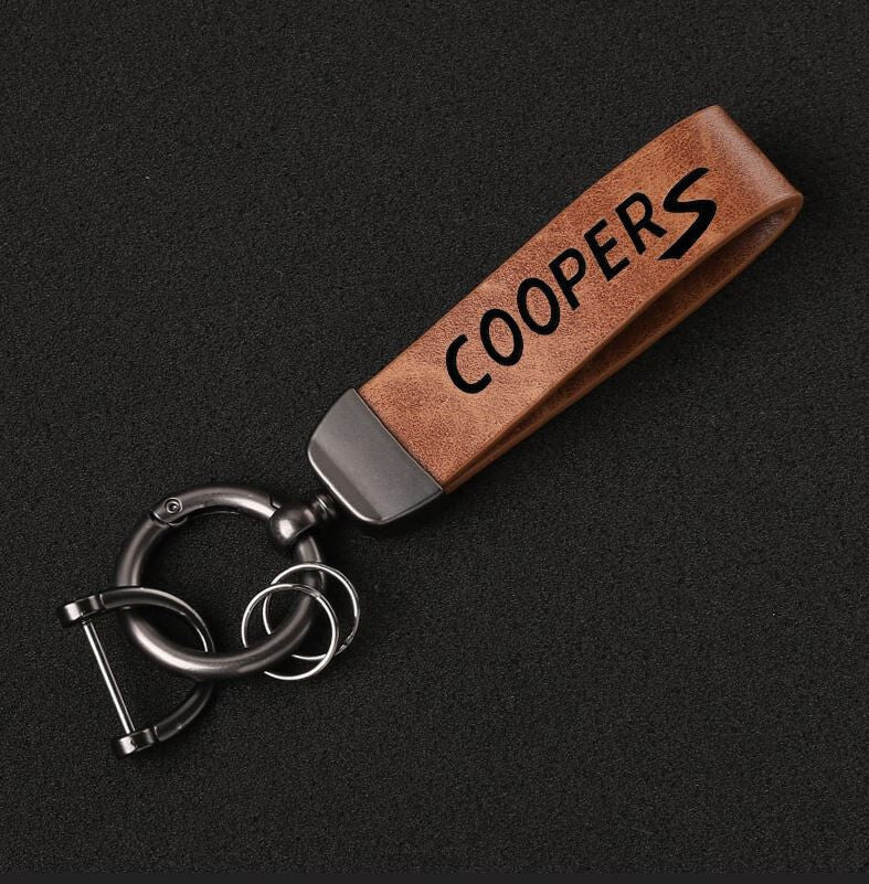 Suitable for Volvo XC90 car keychain automatic keychain suede accessories gift white- v