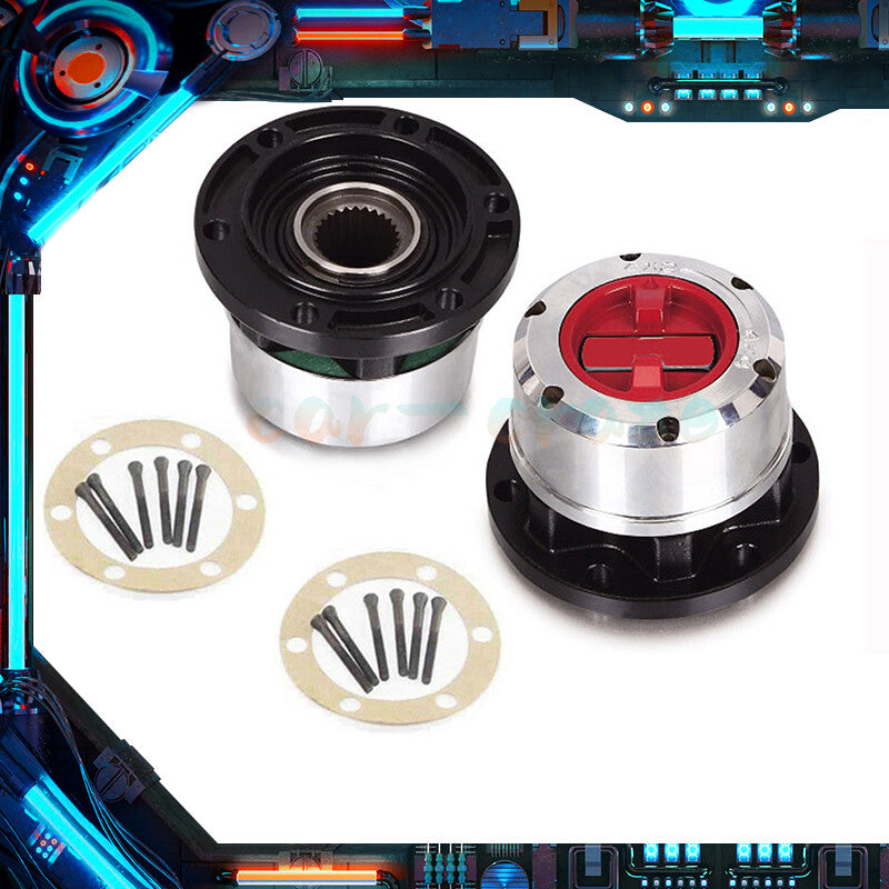 2 PCS MANUAL LOCKING HUB for SUZUKI SAMURAI for SIERRA SIDEKICK LOCK OUTS AVM438HP