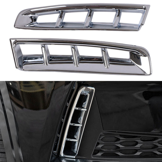 for Kia Carnival 2022-2024 Exterior Front Bumper Fog Light Lamp Cover Trim 2PCS