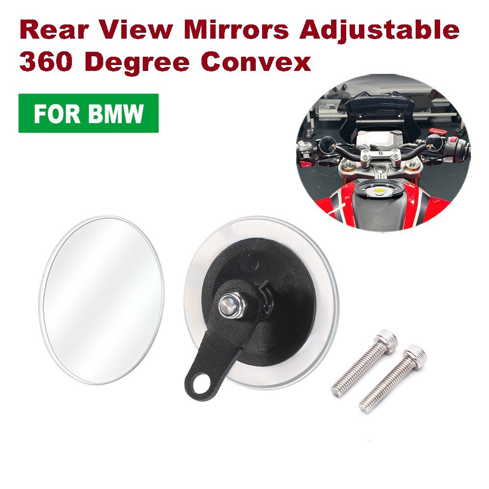 for BMW G310GS G310R G310RR 23-25 Rear View Mirrors Adjustable 360 Degree Convex