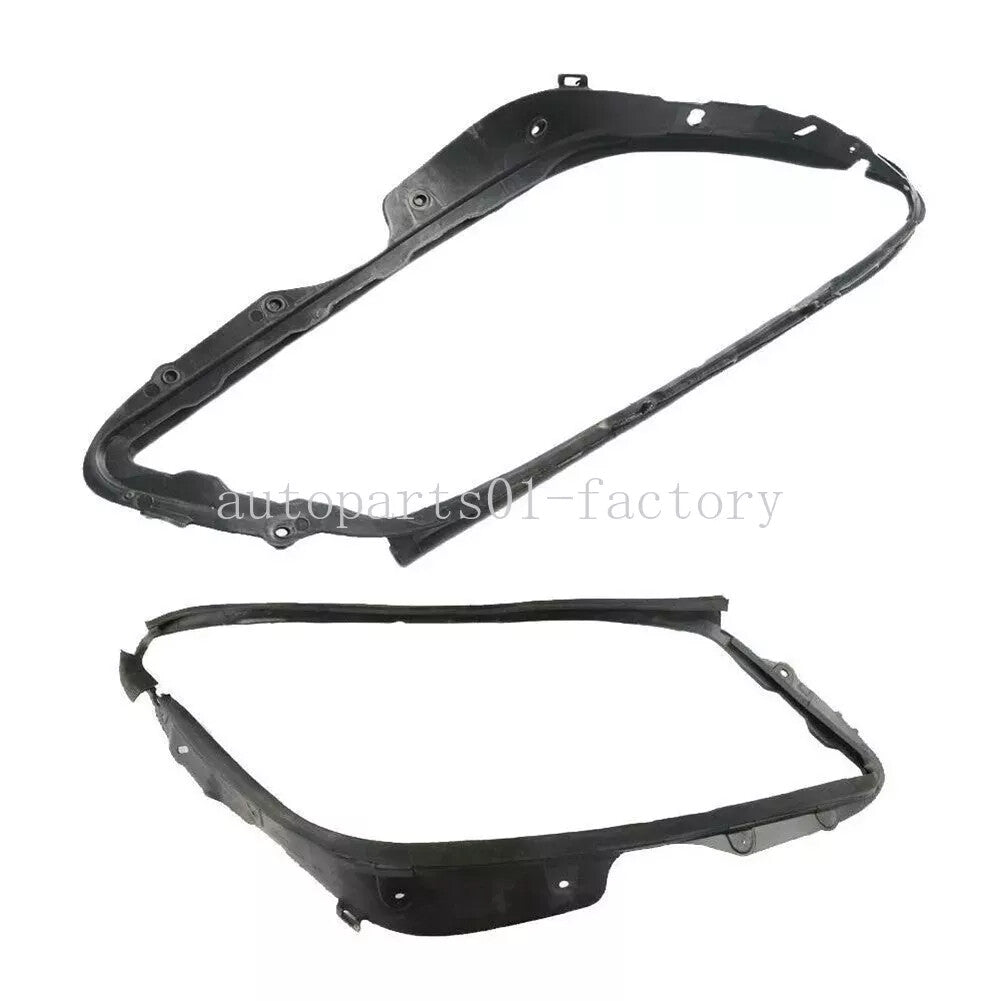 1Pair Left+Right Headlight Cover Gaskets Seal Strips for Mercedes W204 2008 2011