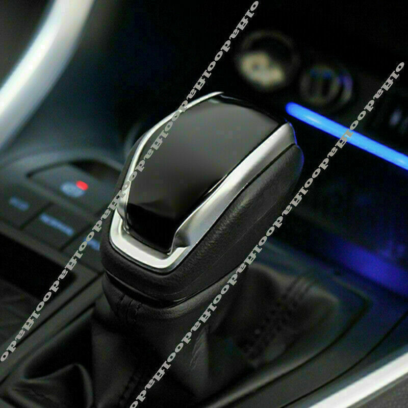 for Toyota RAV4 2019 2020 2021 2022 Silver+Black Look Gear Shift Knob Cover Trim