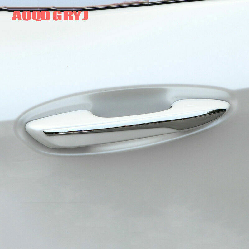 glossy black Car Door Handles Cover Trim Accessories For Explorer 2020-2023 v