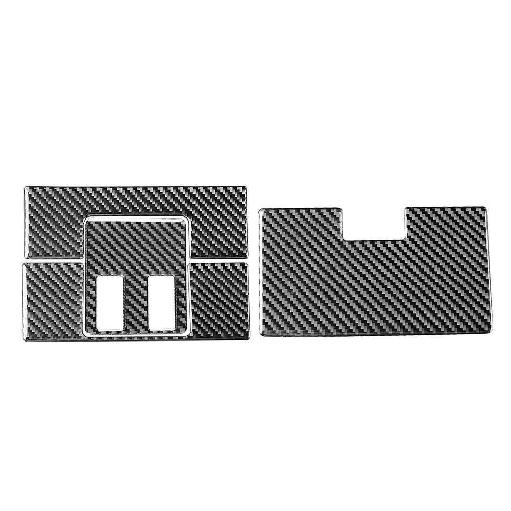 for Toyota Tundra 2014-21 Carbon Fiber Black 4Pcs Reading Light Panel Cover Trim