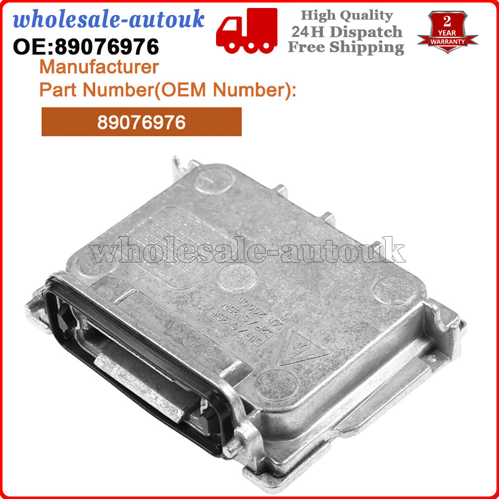 For GM for Audi Xenon Headlight Headlamp Ballast / Control Unit 89076976 ECU Module Q