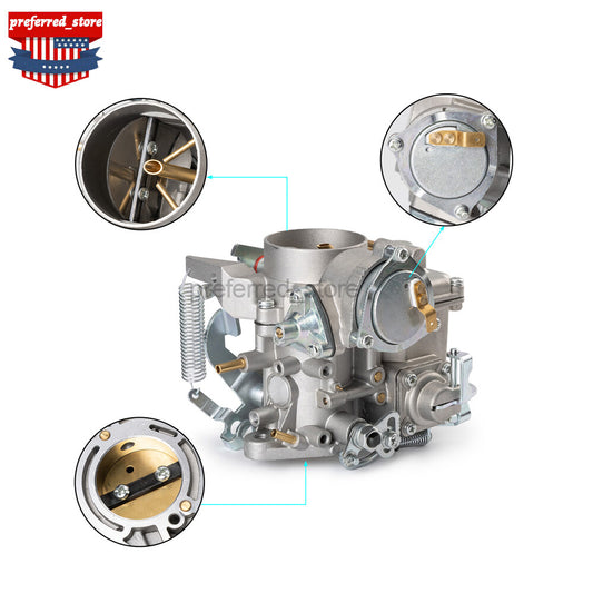 The carburetor is suitable for Kaefer Cabriolet 15 1302 1303 1.6 70-79 211129031J 113129031Q- v