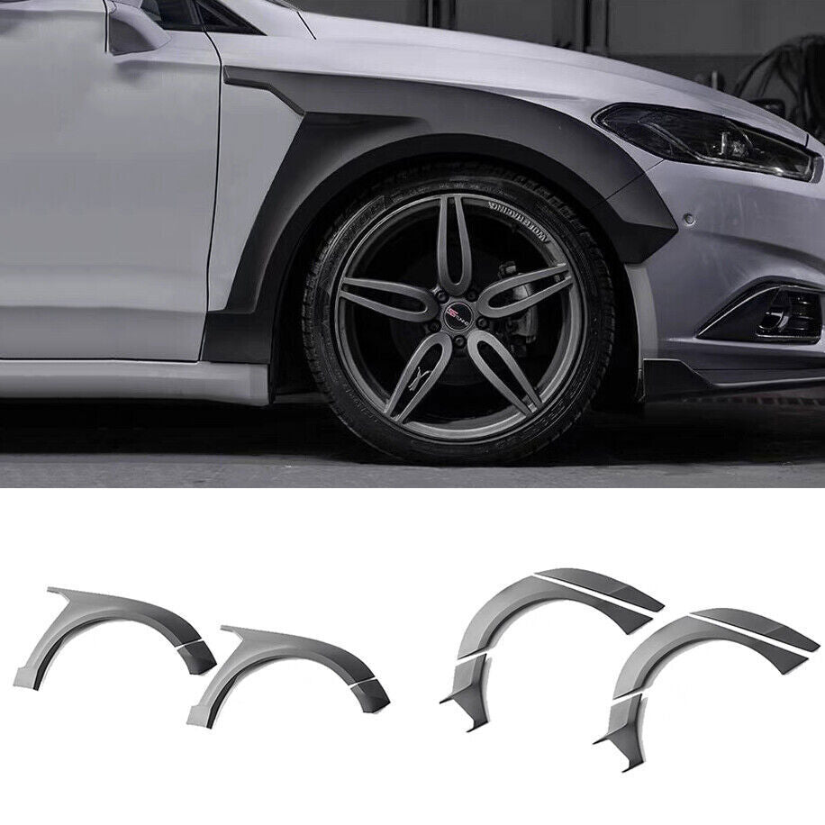 for Ford Fusion 2013-2018 Primer Fender Flares Wheel Arches Wide Body Kits guard