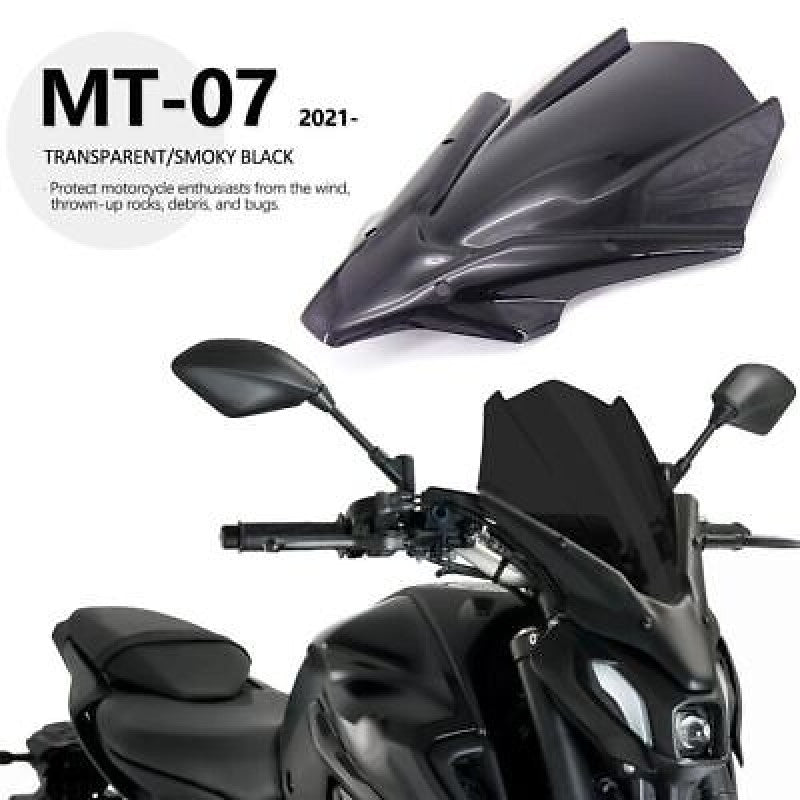 Motorcycle for Yamaha MT-07 2021- Wind Windshield Deflector Protector Screen