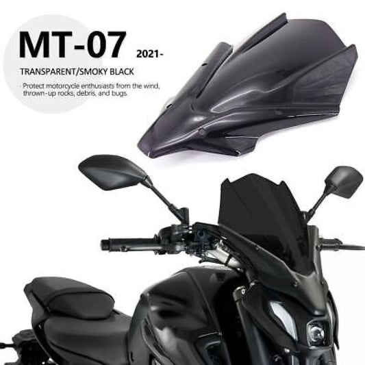 Motorcycle for Yamaha MT-07 2021- Wind Windshield Deflector Protector Screen