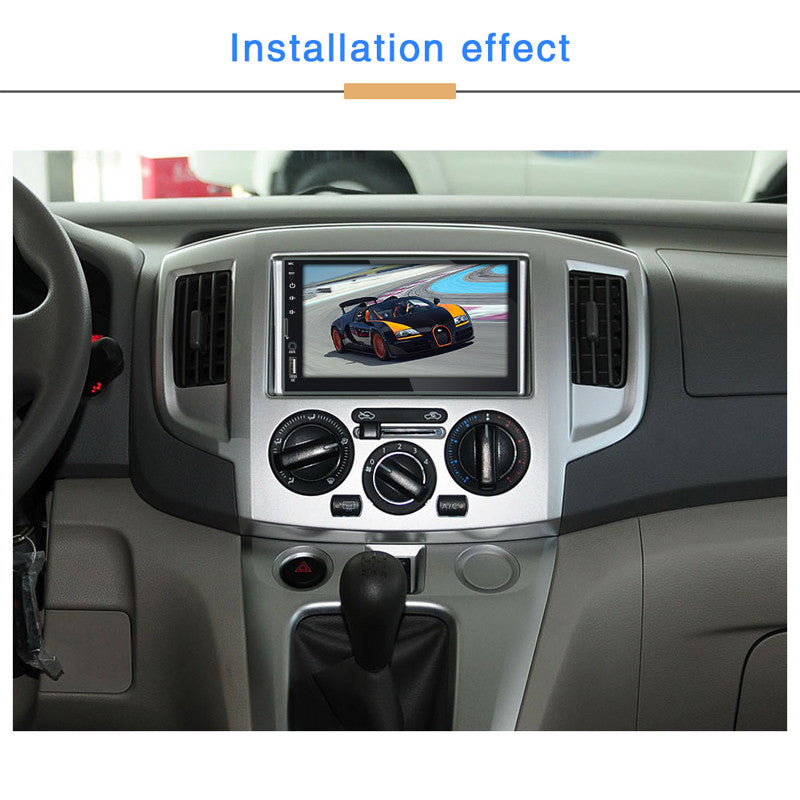 7-inch/2-inch car stereo radio/MP5 player with Bluetooth, 1080P HD touchscreen, TF card, DC12V. n