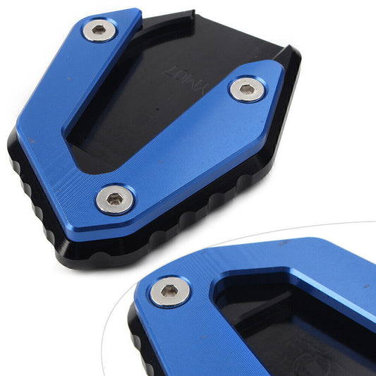 Kickstand Side Stand Enlarger Foot Plate Pad Fit for Yamaha MT 07 FZ 07 14-2021 Blau Q
