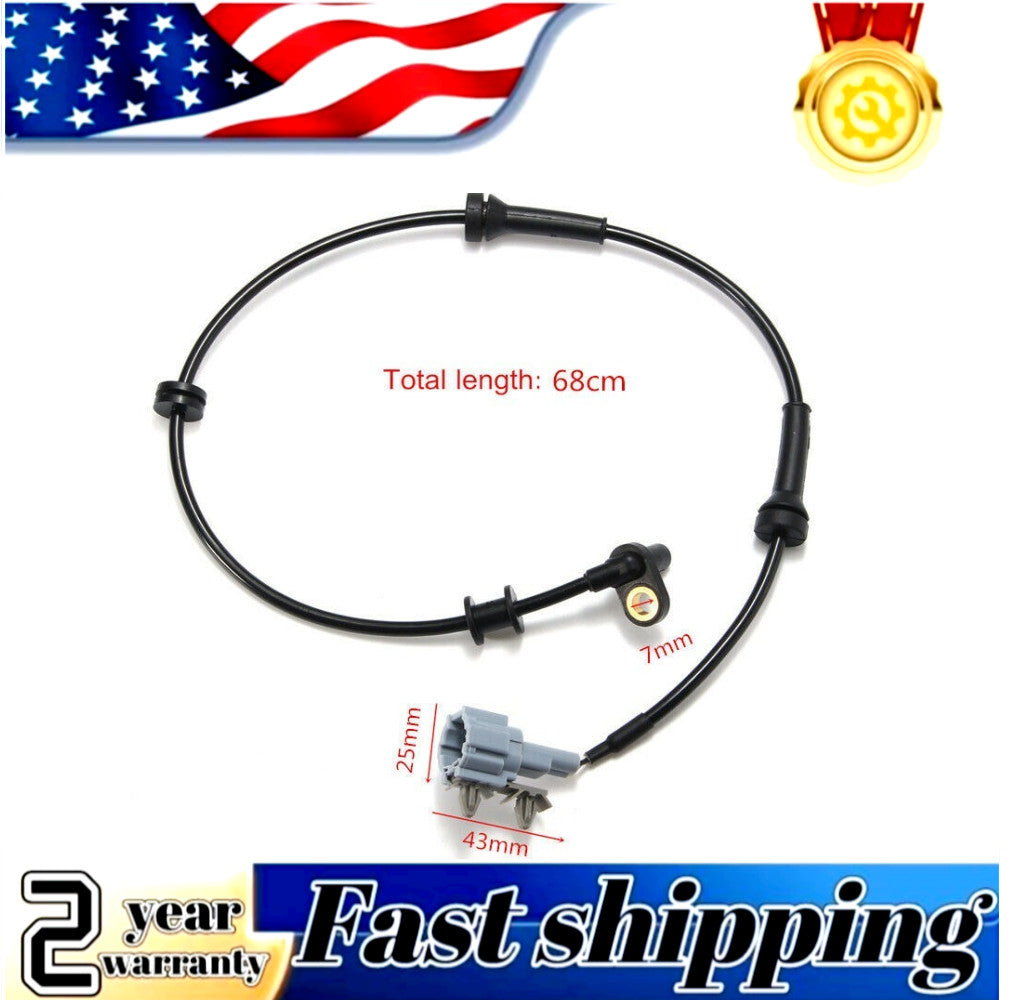 2-piece ABS speed sensor front left/right for Nissan Frontier Pathfinder Xterra