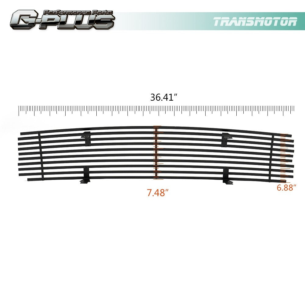 Fits 2009 - 2014 for Maxima 4 Door Upper Bumper Black Billet Grille Insert - v