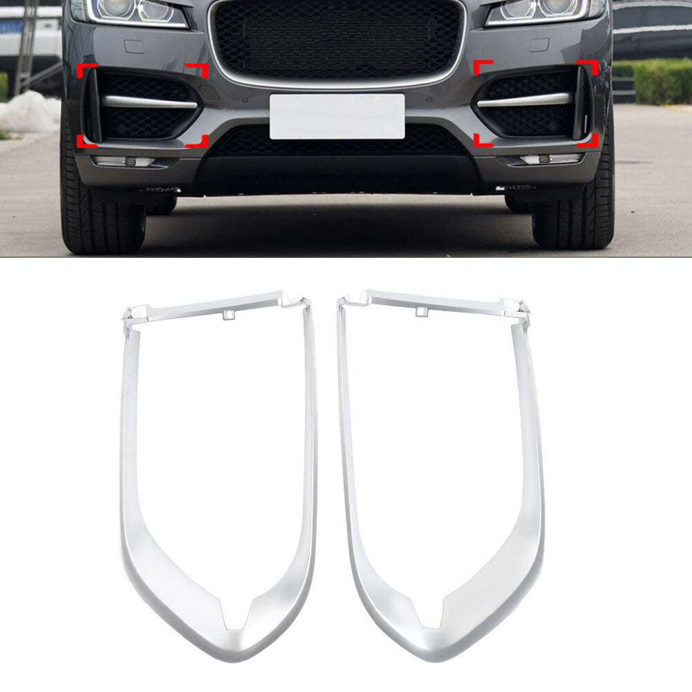 Fog Lights Fog Lamp Molding Frame Bezel Cover for Jaguar F-Pace R Sport 2016-20