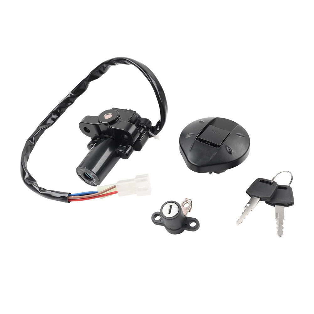 Ignition Switch Fuel Gas Cap for Seat Lock Key for Yamaha XT660R XT660X 04-2011/14