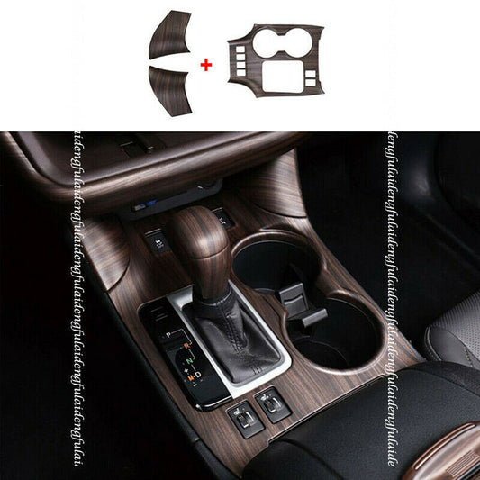 for Land Cruiser 2008-2021 Carbon fiber Car Inner Door Panel Strip Trim v