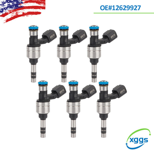 6PCS Fuel Injector for CHEVROLET CAPTIVA for CHEVROLET CAPTIVA SPORT 2011 12629927 Q