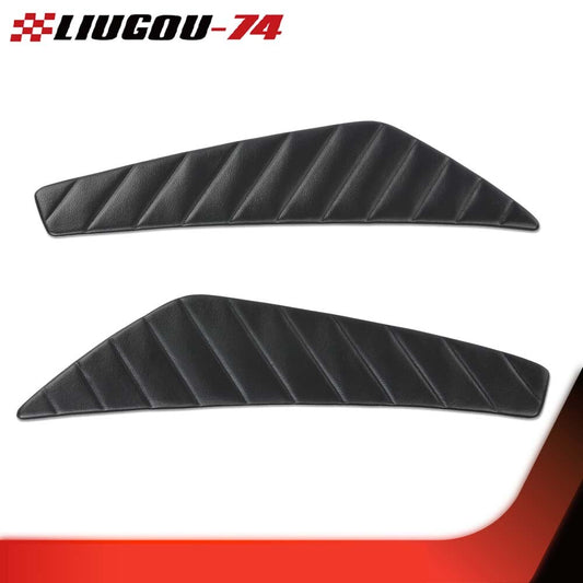 Fits 2010 2011 2012 2013 2014 for Mustang Door Panel Insert Pleated Black - v
