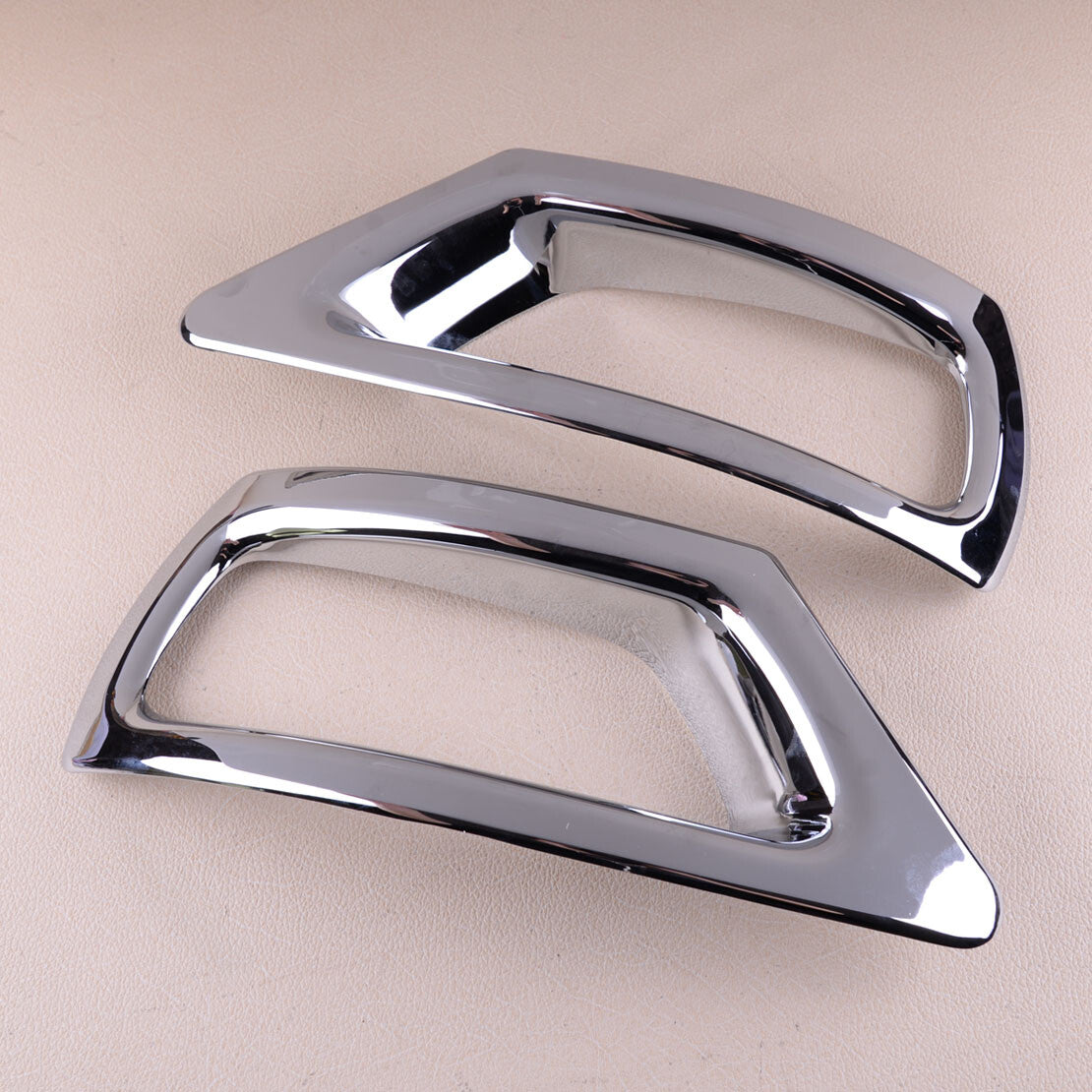 2Pcs ABS Chrome Rear Fog Light Lamp Trim Cover Fit for Dodge Journey 2011-2018