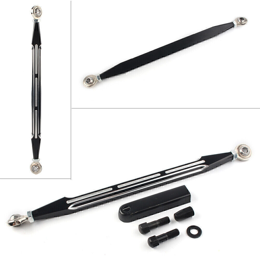 CNC Gear Shifter Shift Linkage Fit for Harley Electra Glide Road King 80+ Black Q