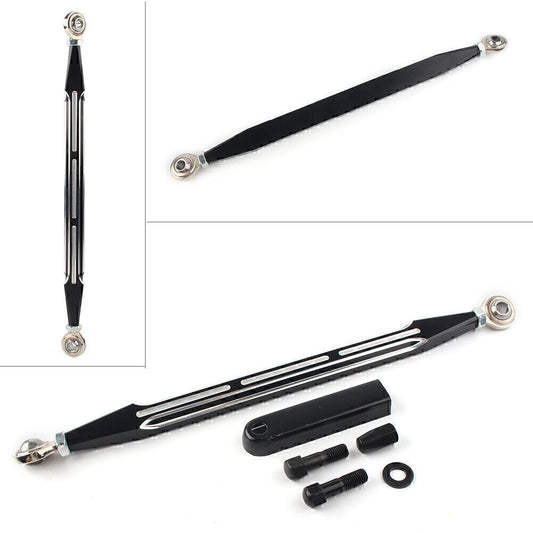 CNC Gear Shifter Shift Linkage Fit for Harley Electra Glide Road King 80+ Black Q