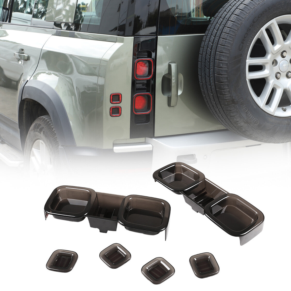 for Honda CR-V 2023 - 2024 Mudskin Splash Mudguard Fender Cover Trim 4 pcs- v