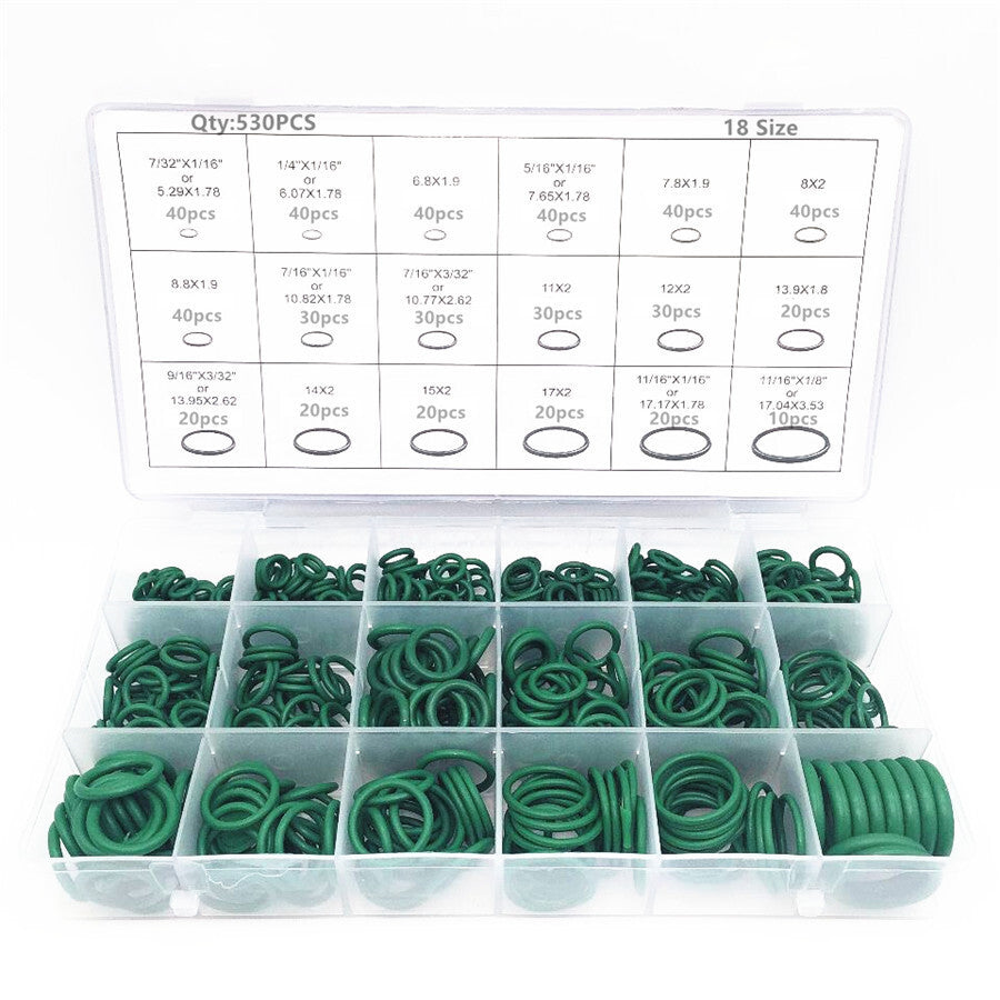 530x A/C System O-Ring Gasket Seals Washer Rapid Seal Repair Kit Boxed