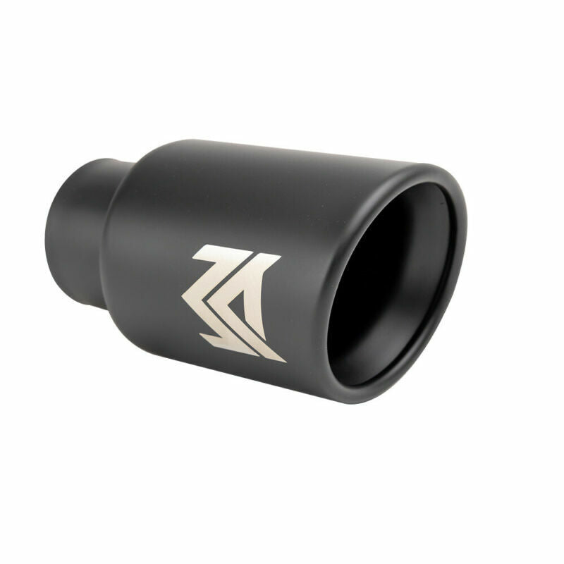 2.5in ID 3.5'' OD Universal Welding End Tail Tip Exhaust Tip Matte Black Tip