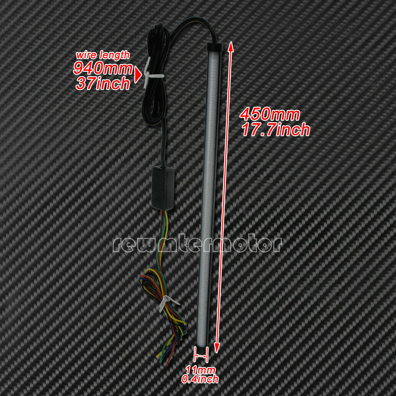 Rear Flexible Flowing Turn Signal Brake Tail LED Amber Red Light Fit for BMW Q