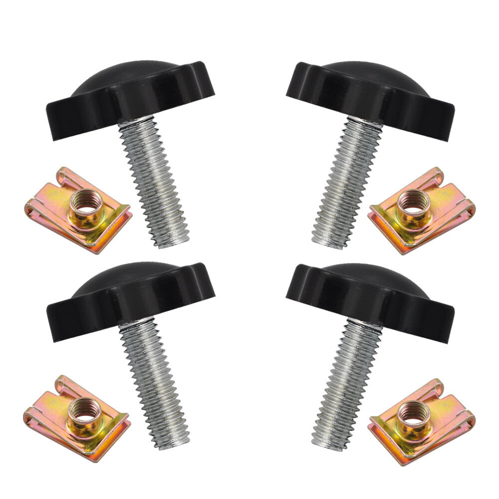 for Harley Touring 96-13 4pcs Saddlebag Lock Mounting Theft Deterrent Screw Bolt Q