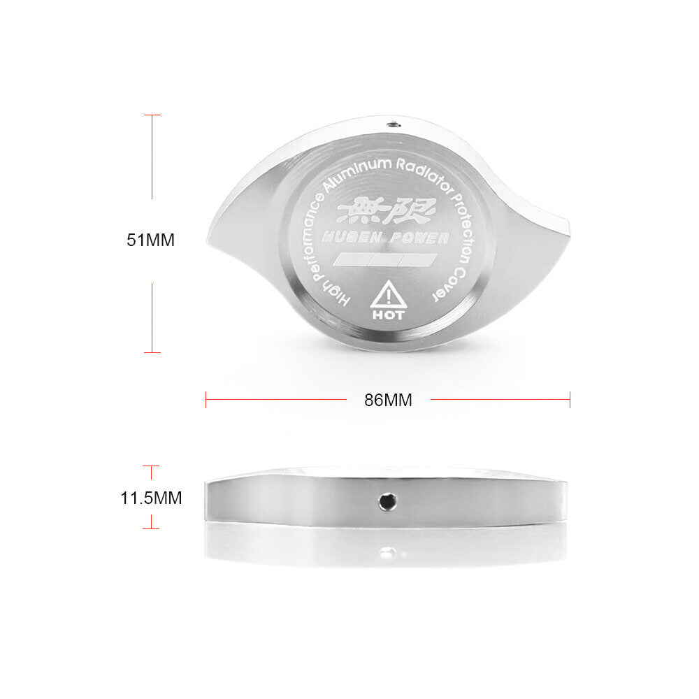 for Honda Accord for Civic CR-V CRX JDM Aluminum Cooling Radiator Cap Silver