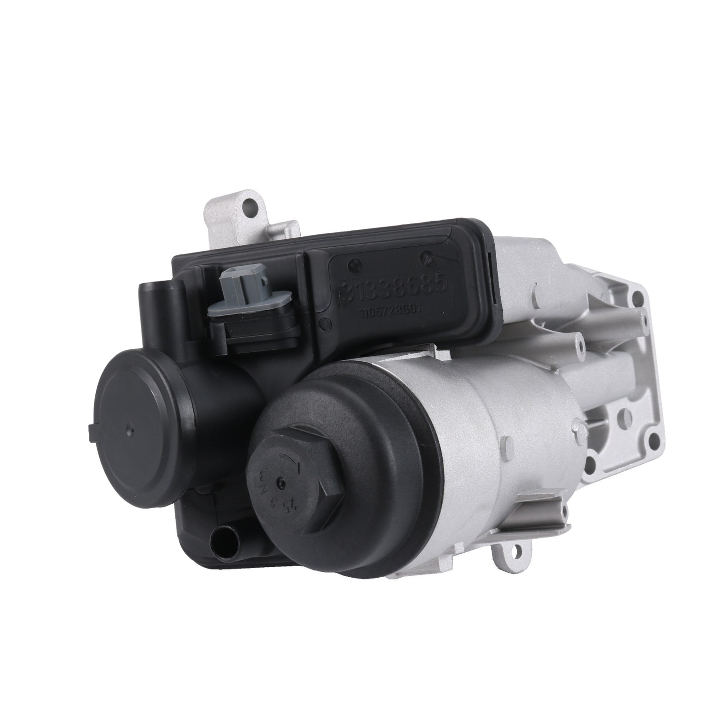 31338685 Aluminum oil filter suitable for Volvo S40, V50, S60, V60, XC60, XC70, C30, 2.4L, 2.5L models. n