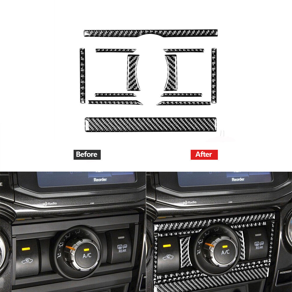 Red Carbon Fiber Driver Door Rear Switch Cover For Colorado 2004-12/ for Canyon 05-12 v