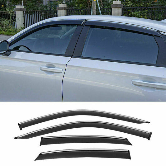 for Honda for Civic 11th 2022 2023 Door Window Visor Vent Shade Sun Rain Wind Guards