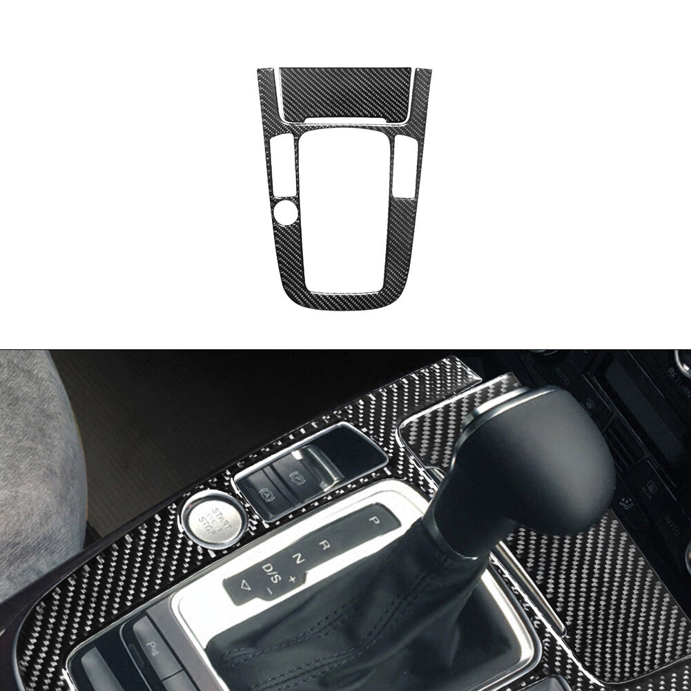 Red Carbon Fiber Gear Shift Frame Cover Trim for Subaru Forester 2009-2013 v