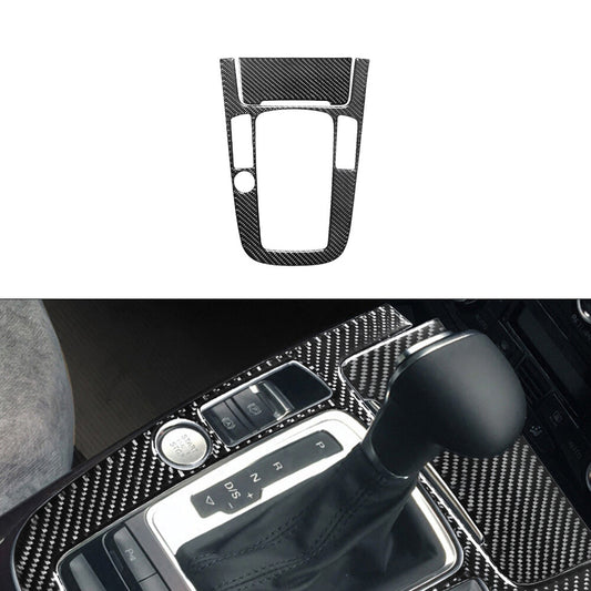Red Carbon Fiber Gear Shift Frame Cover Trim for Subaru Forester 2009-2013 v