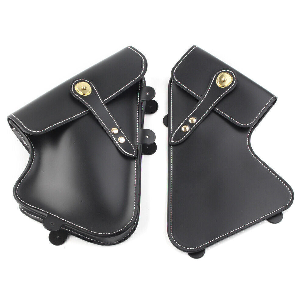 for BMW RnineT Motorcycle Maintenance Frame Sides Tool Bag Retro Leather Bag Q