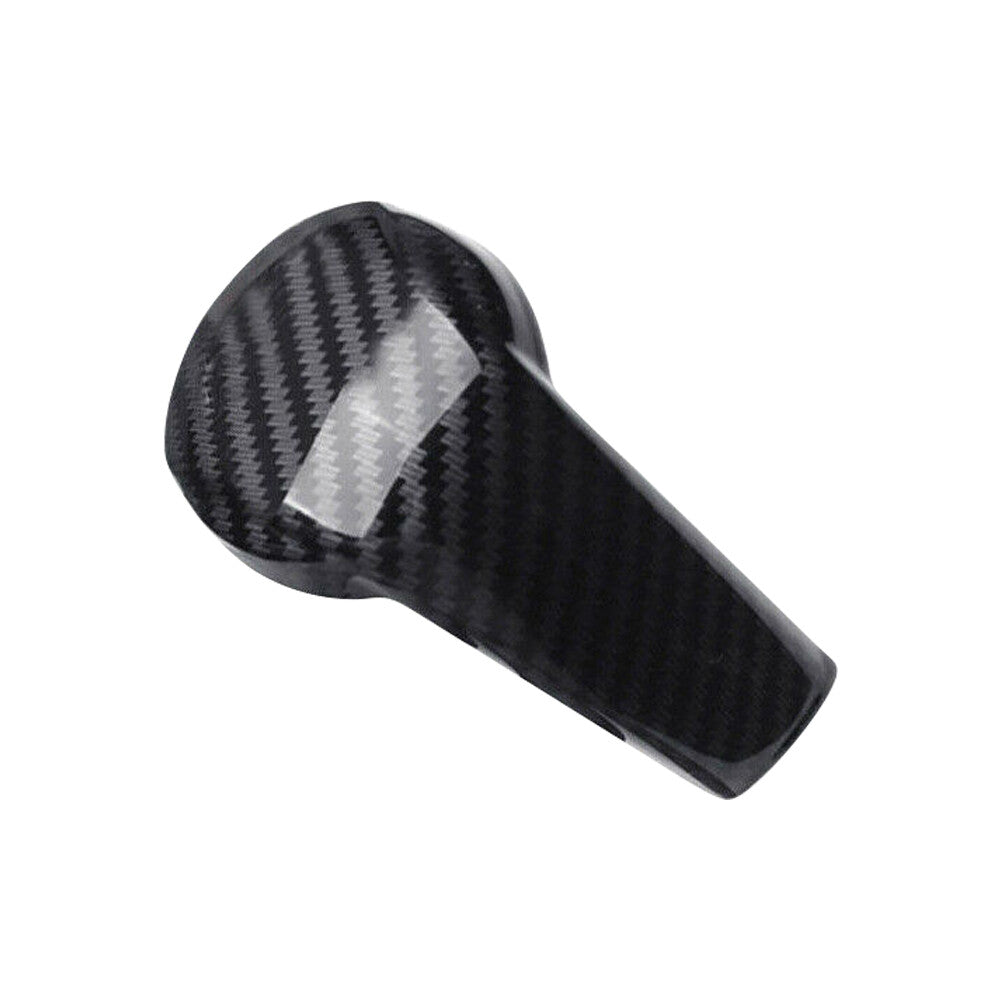 Real Carbon Fiber Gear Shift Knob Cover Trim for Mazda 3 6 CX-3 CX-5 CX-9 Black