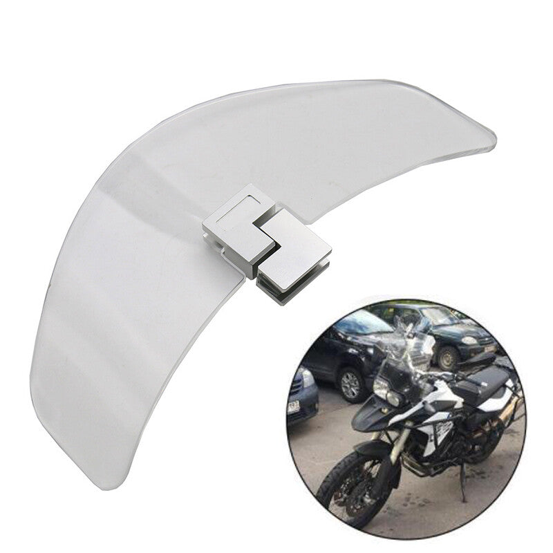 Motorcycle sports bicycle front shoe upper overlapping double-layer height-increasing windshield deflector rear wing - n