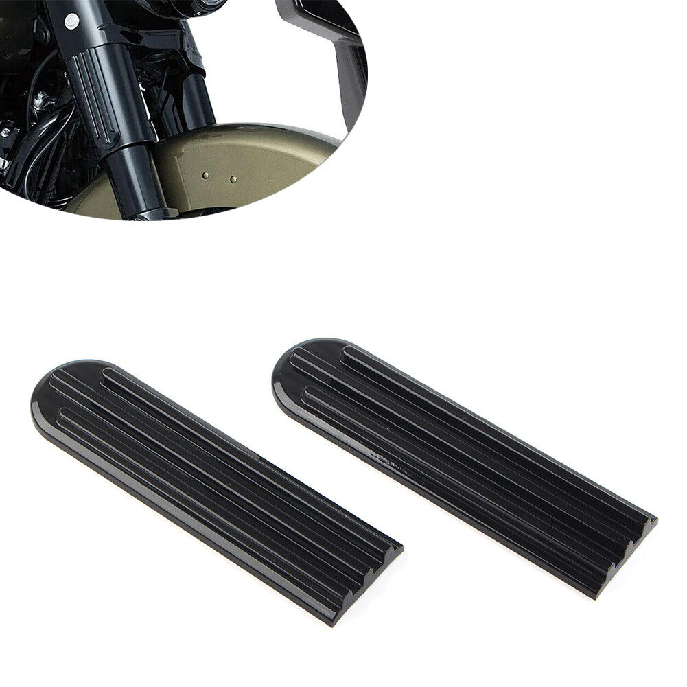Oberer Gabelgleiter-Akzent f¨¹r for Harley FLHR Electra Glide Road King 14-21 Schwarz
