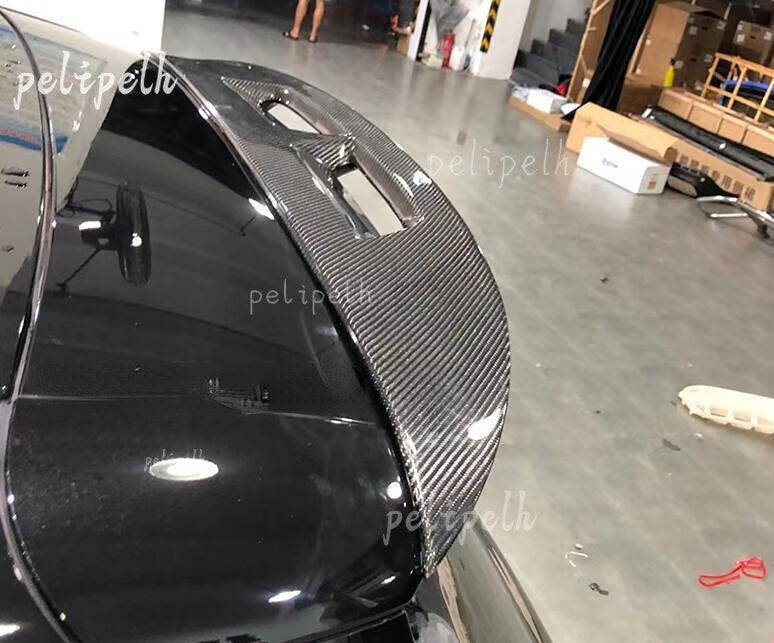 for Mercedes-Benz GLE CLASS W167 GLE Real Carbon Rear Roof Spoiler Top Wing 1PCS Q