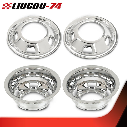 Fits for Dodge for RAM 3500 03-18 Chrome 17-inch Dual-Wheel Simulator with Double Skin Liner Q